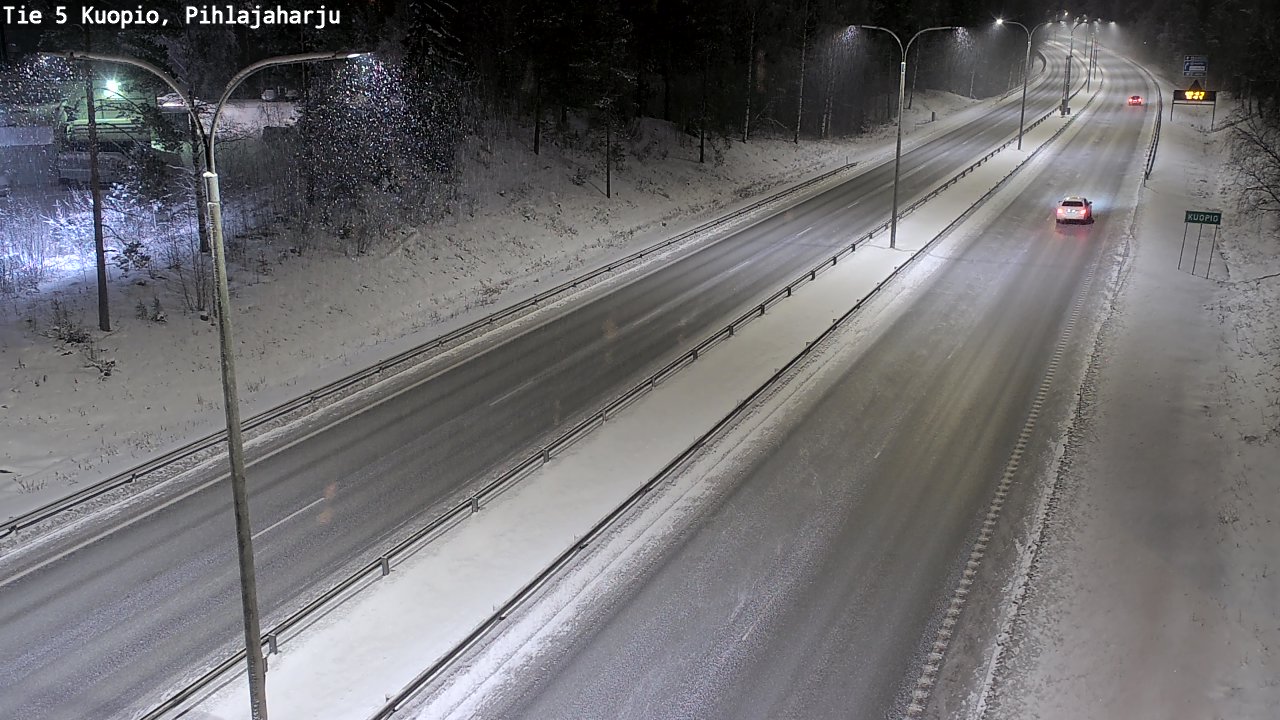 Kelikamerat Kuva Tie 5 Kuopio, Pihlajaharju, Kuopio, Pohjois-Savo