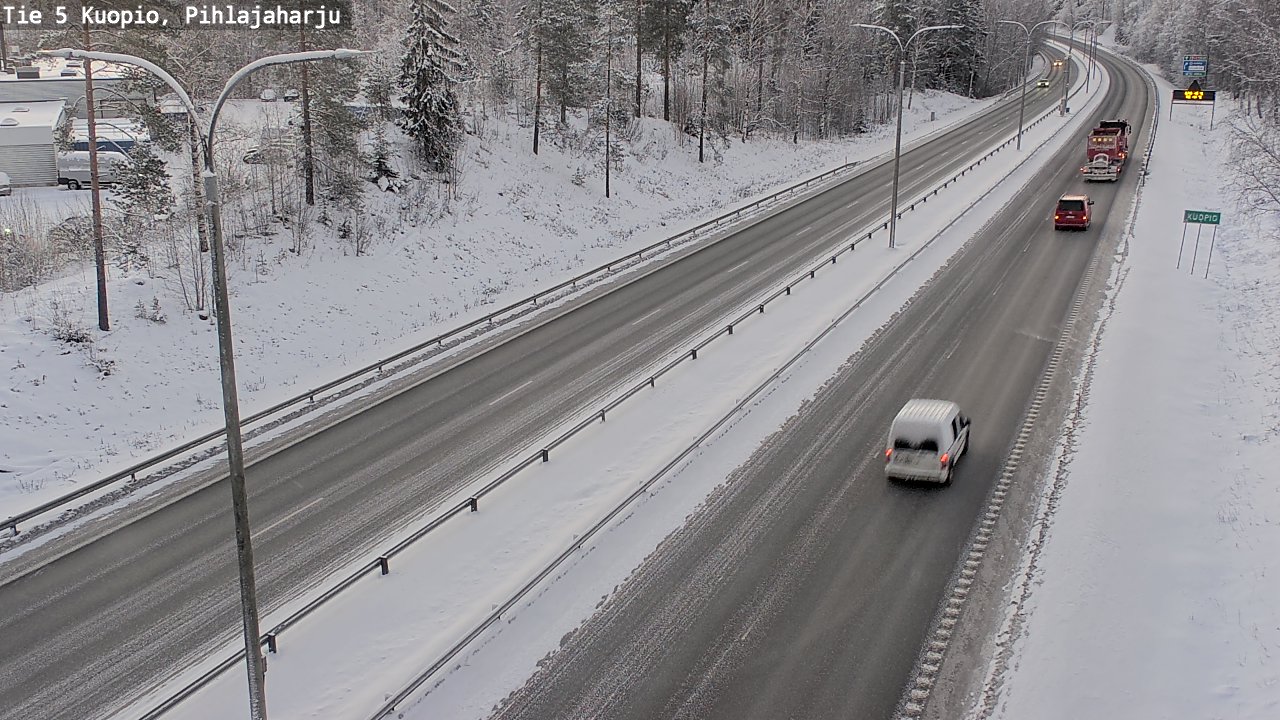 Kelikamerat Kuva Tie 5 Kuopio, Pihlajaharju, Kuopio, Pohjois-Savo