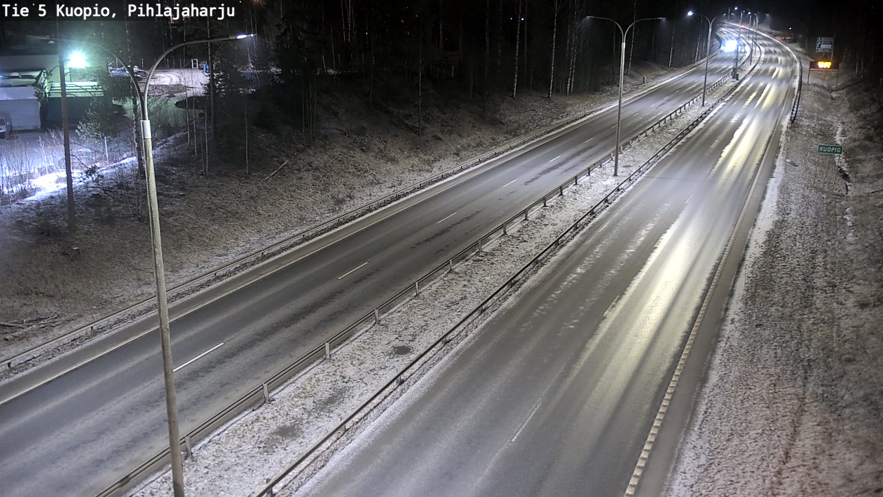 Kelikamerat Kuva Tie 5 Kuopio, Pihlajaharju, Kuopio, Pohjois-Savo