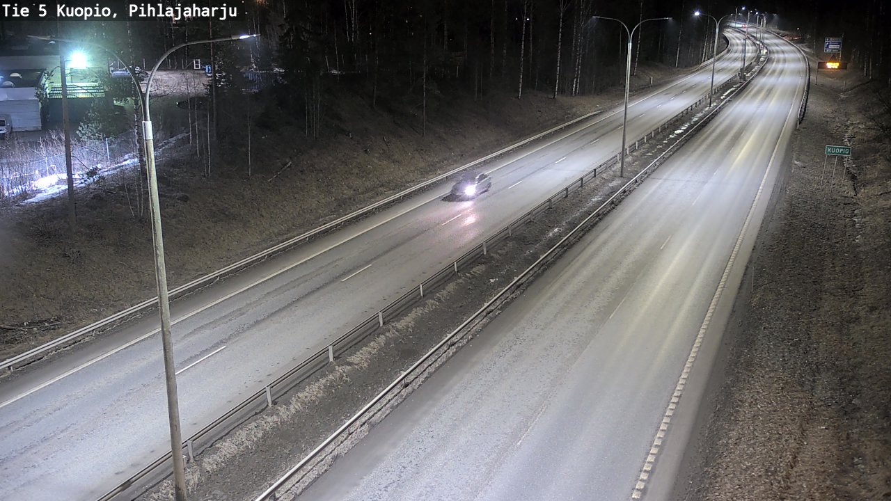 Kelikamerat Kuva Tie 5 Kuopio, Pihlajaharju, Kuopio, Pohjois-Savo