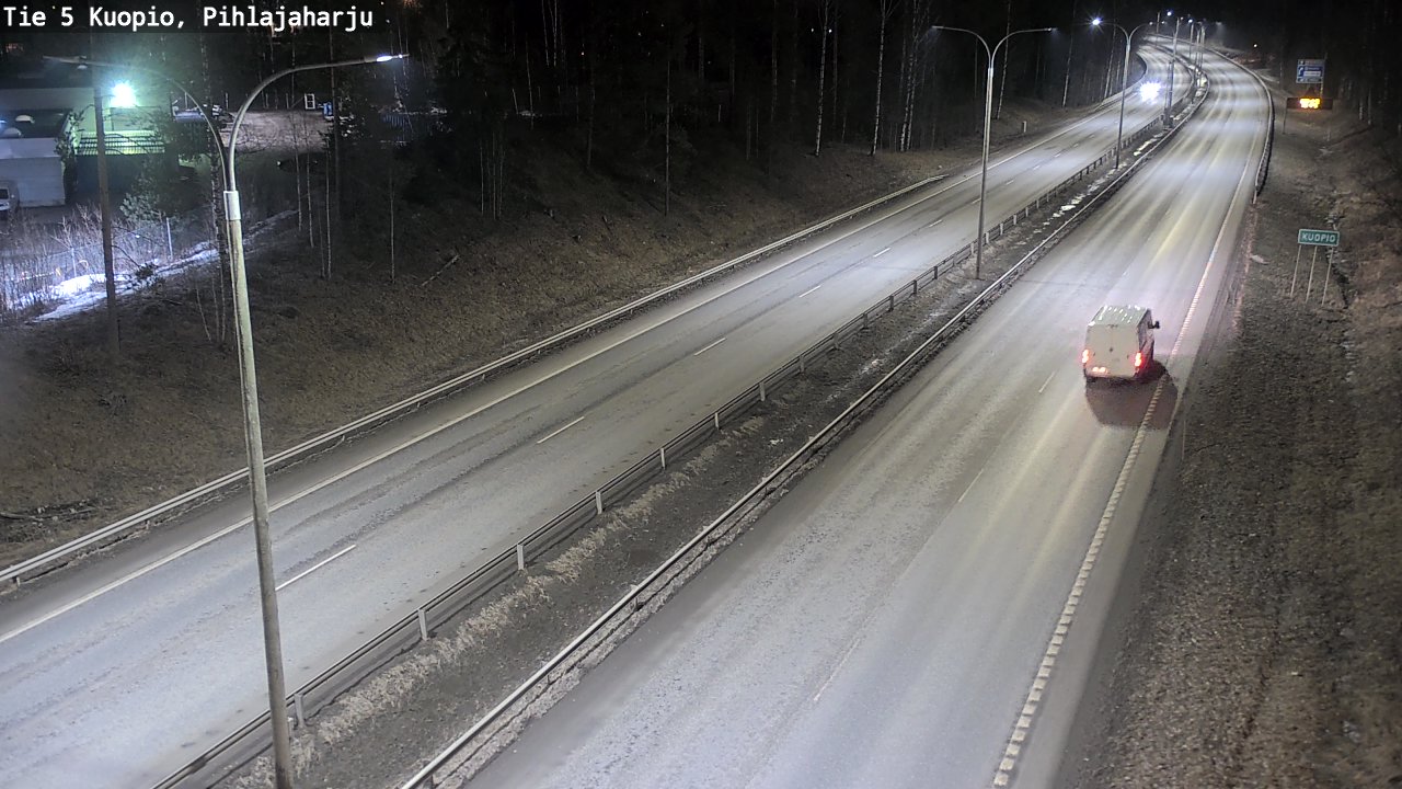 Kelikamerat Kuva Tie 5 Kuopio, Pihlajaharju, Kuopio, Pohjois-Savo