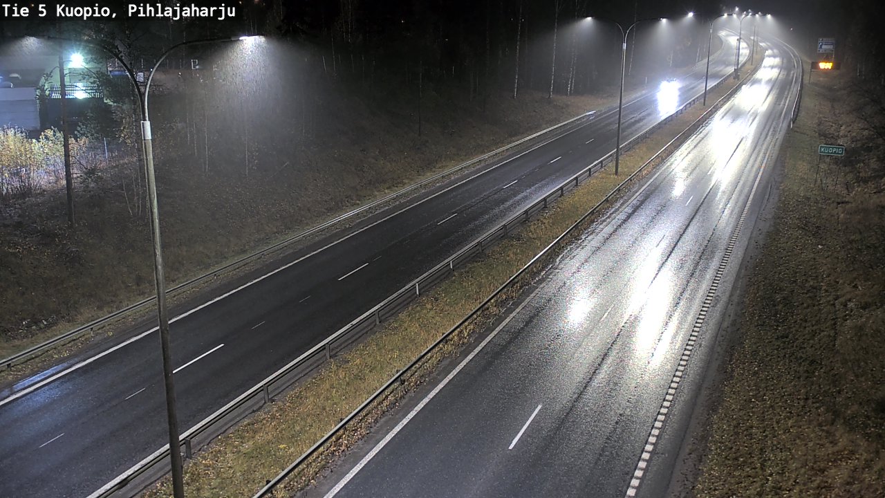 Weather Camera Image Road 5 Kuopio, Pihlajaharju, Kuopio, Pohjois-Savo