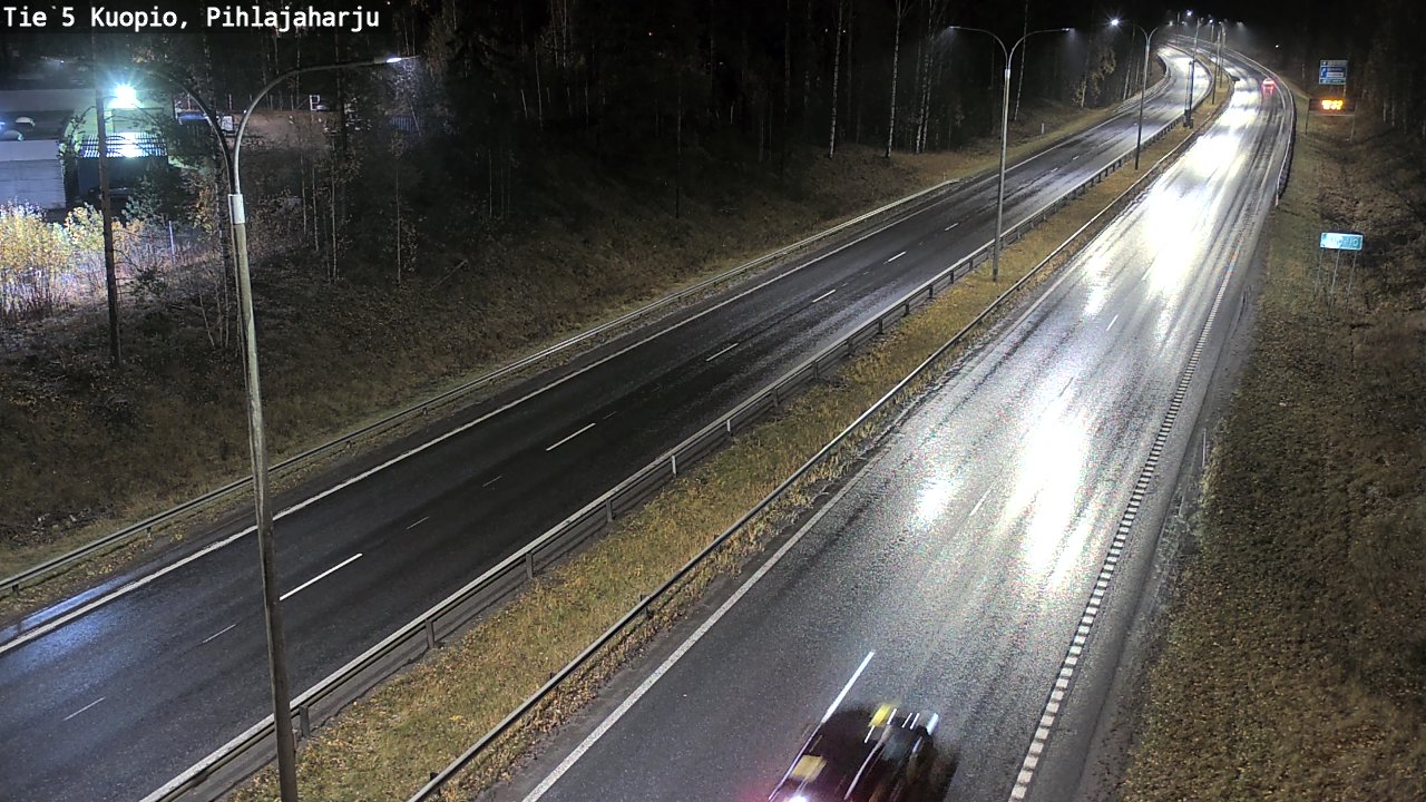 Weather Camera Image Road 5 Kuopio, Pihlajaharju, Kuopio, Pohjois-Savo