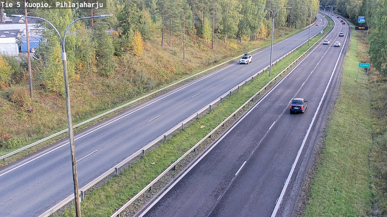 Weather Camera Image Road 5 Kuopio, Pihlajaharju, Kuopio, Pohjois-Savo