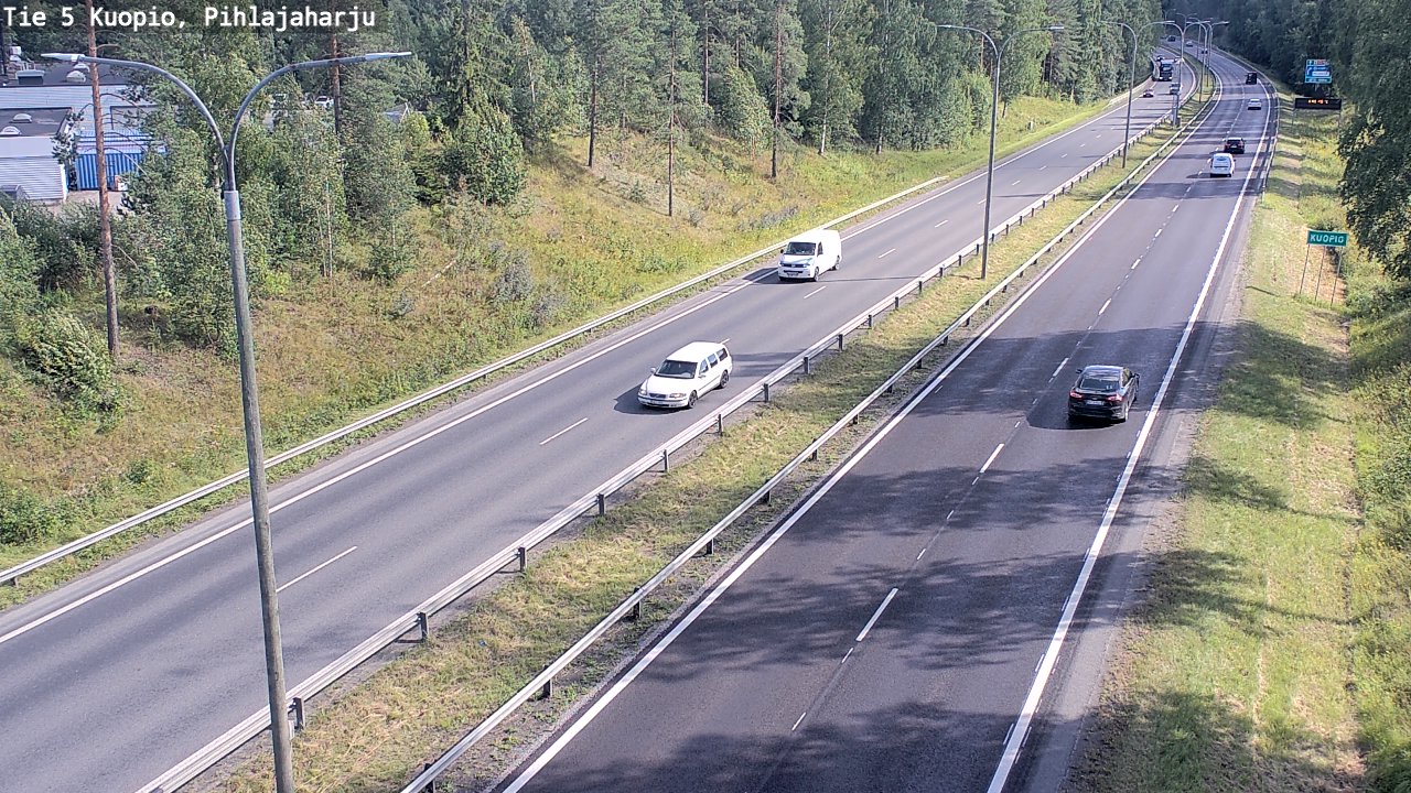 Kelikamerat Kuva Tie 5 Kuopio, Pihlajaharju, Kuopio, Pohjois-Savo