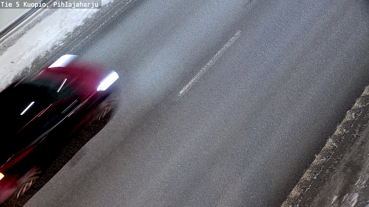 Weather Camera Image Väg 5 Kuopio, Pihlajaharju, Kuopio, Pohjois-Savo