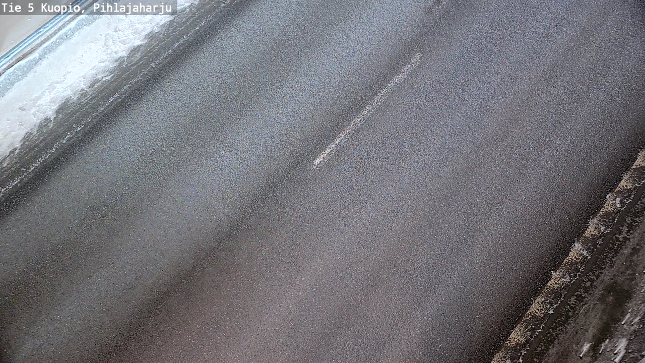 Weather Camera Image Väg 5 Kuopio, Pihlajaharju, Kuopio, Pohjois-Savo