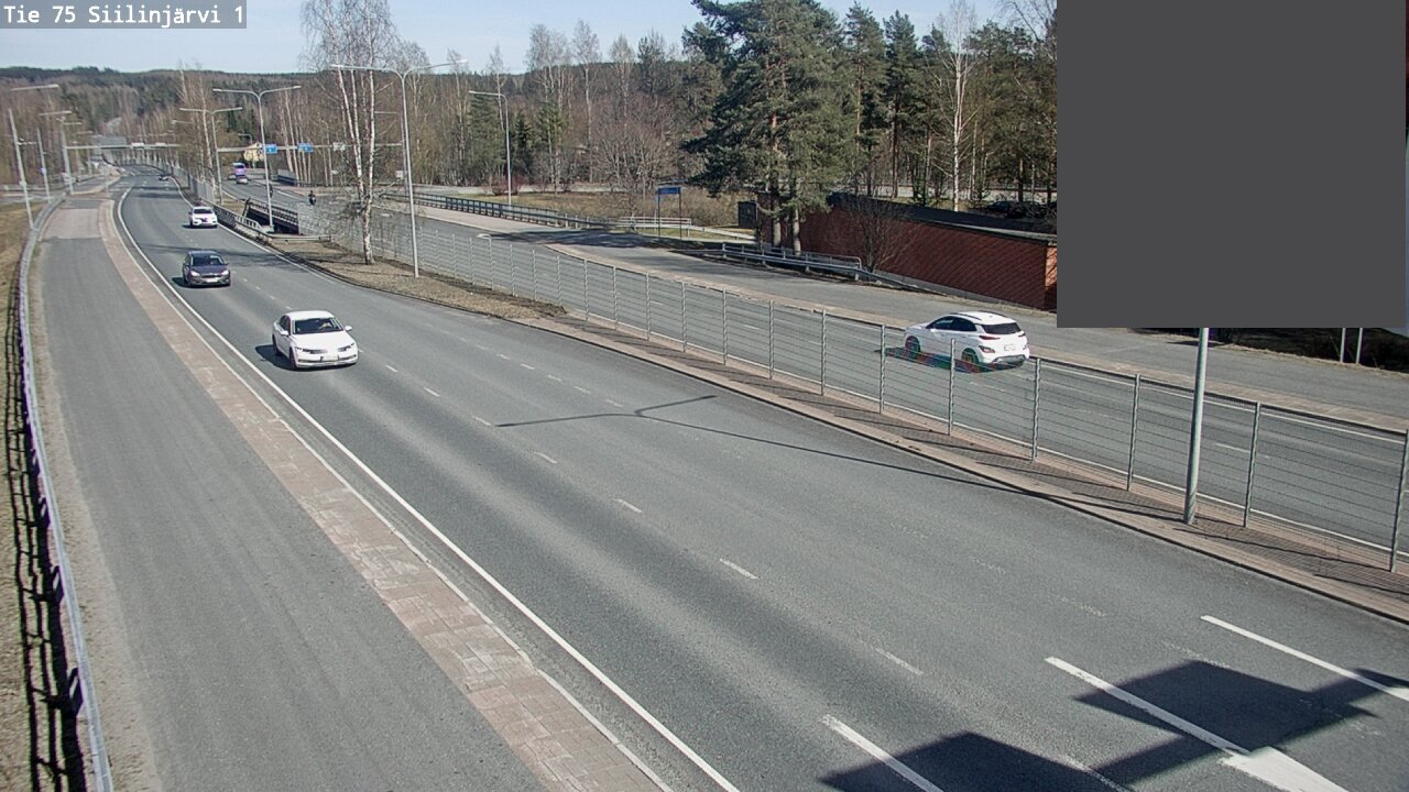Weather Camera Image Väg 75 Siilinjärvi1, Siilinjärvi, Pohjois-Savo