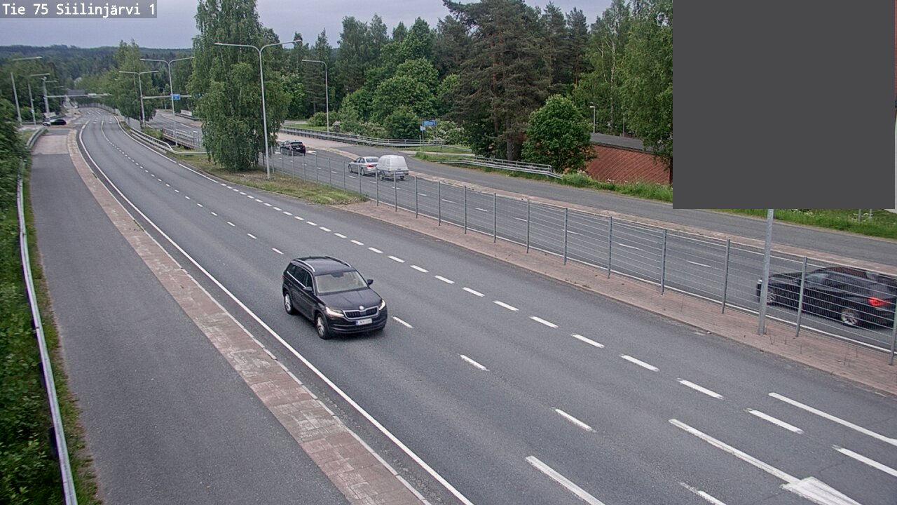 Weather Camera Image Road 75 Siilinjärvi1, Siilinjärvi, Pohjois-Savo