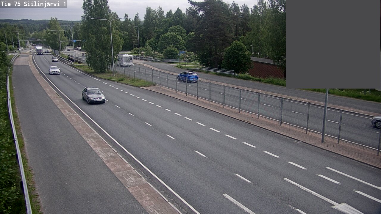 Weather Camera Image Road 75 Siilinjärvi1, Siilinjärvi, Pohjois-Savo