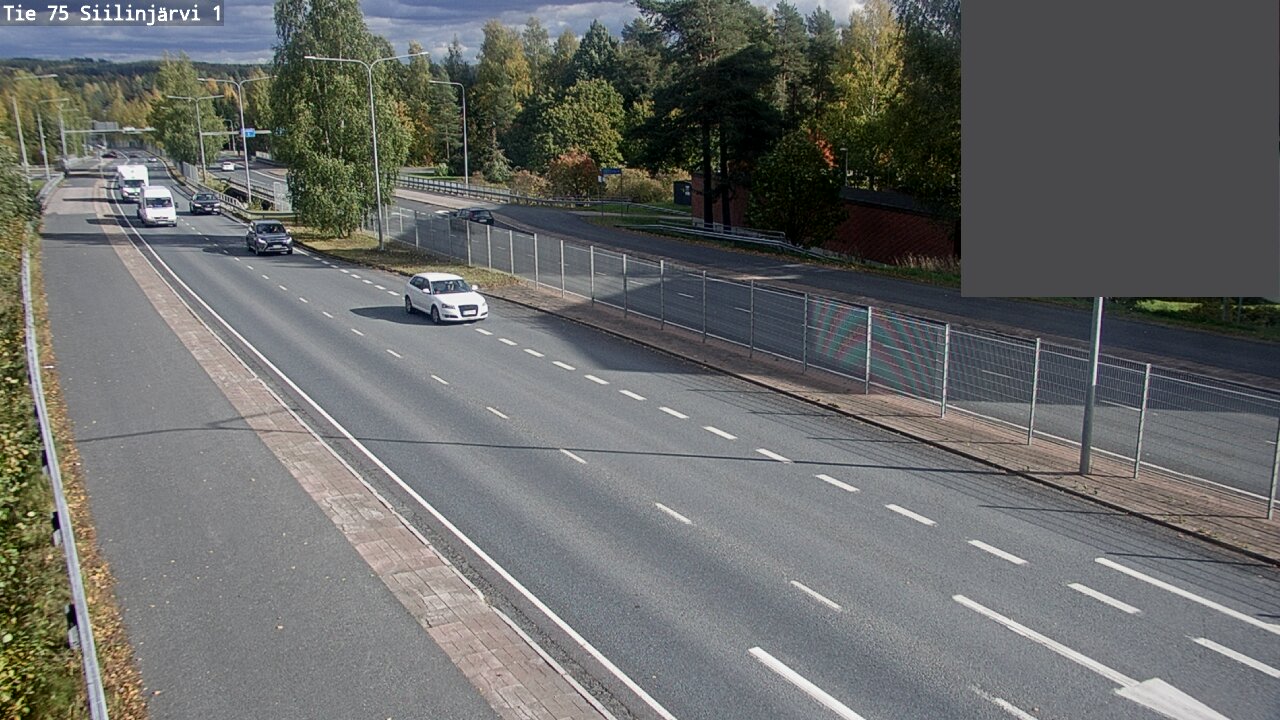 Weather Camera Image Road 75 Siilinjärvi1, Siilinjärvi, Pohjois-Savo