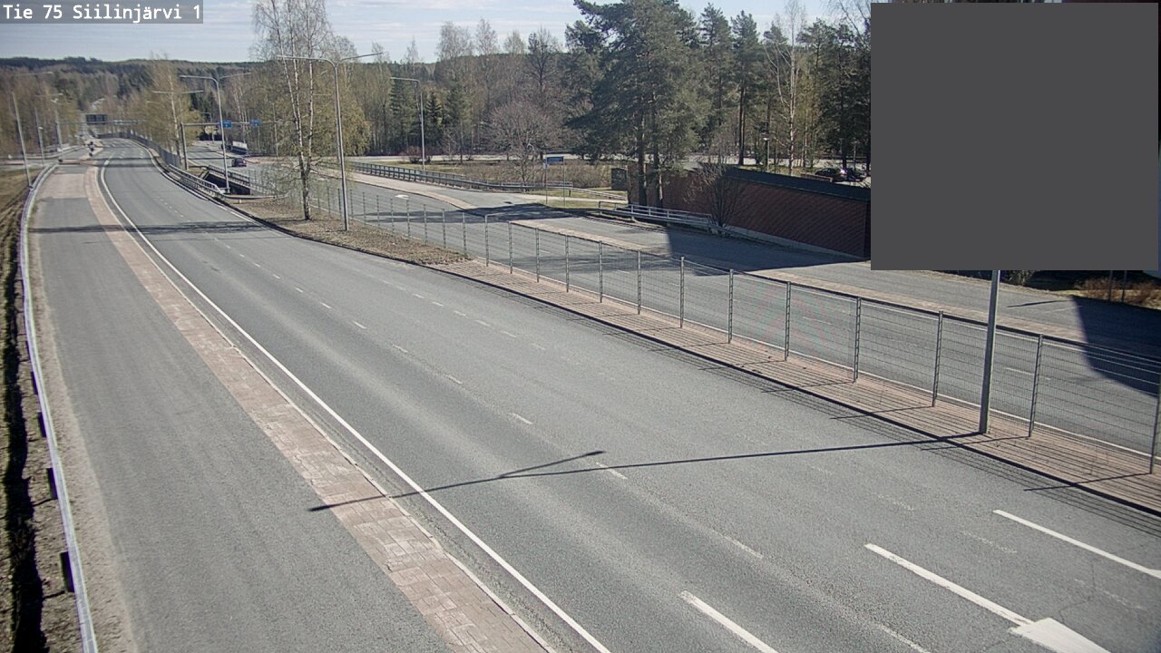 Weather Camera Image Road 75 Siilinjärvi1, Siilinjärvi, Pohjois-Savo