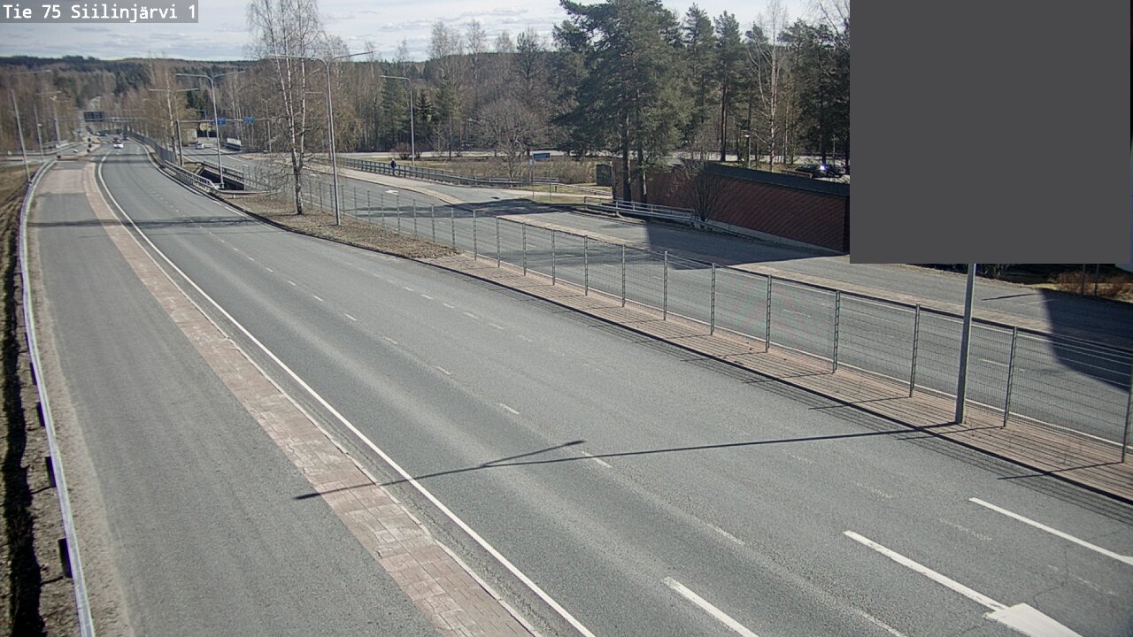Weather Camera Image Väg 75 Siilinjärvi1, Siilinjärvi, Pohjois-Savo