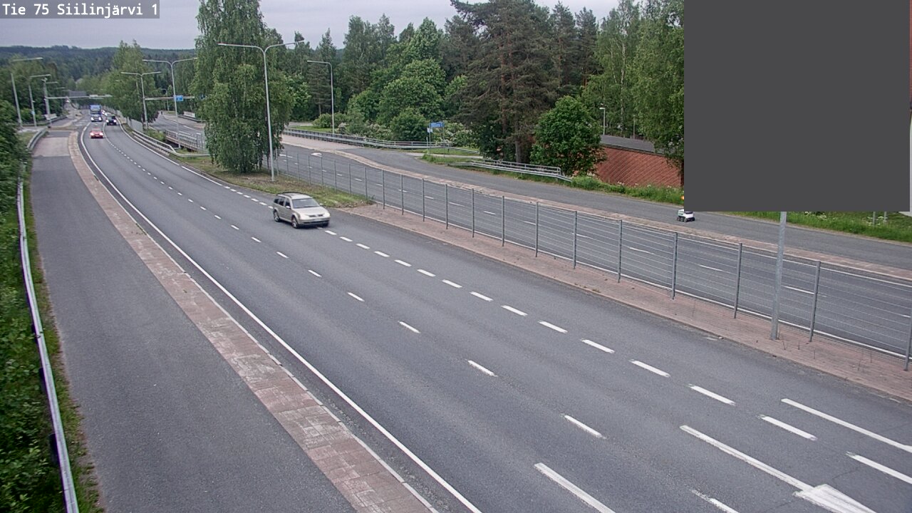 Weather Camera Image Road 75 Siilinjärvi1, Siilinjärvi, Pohjois-Savo