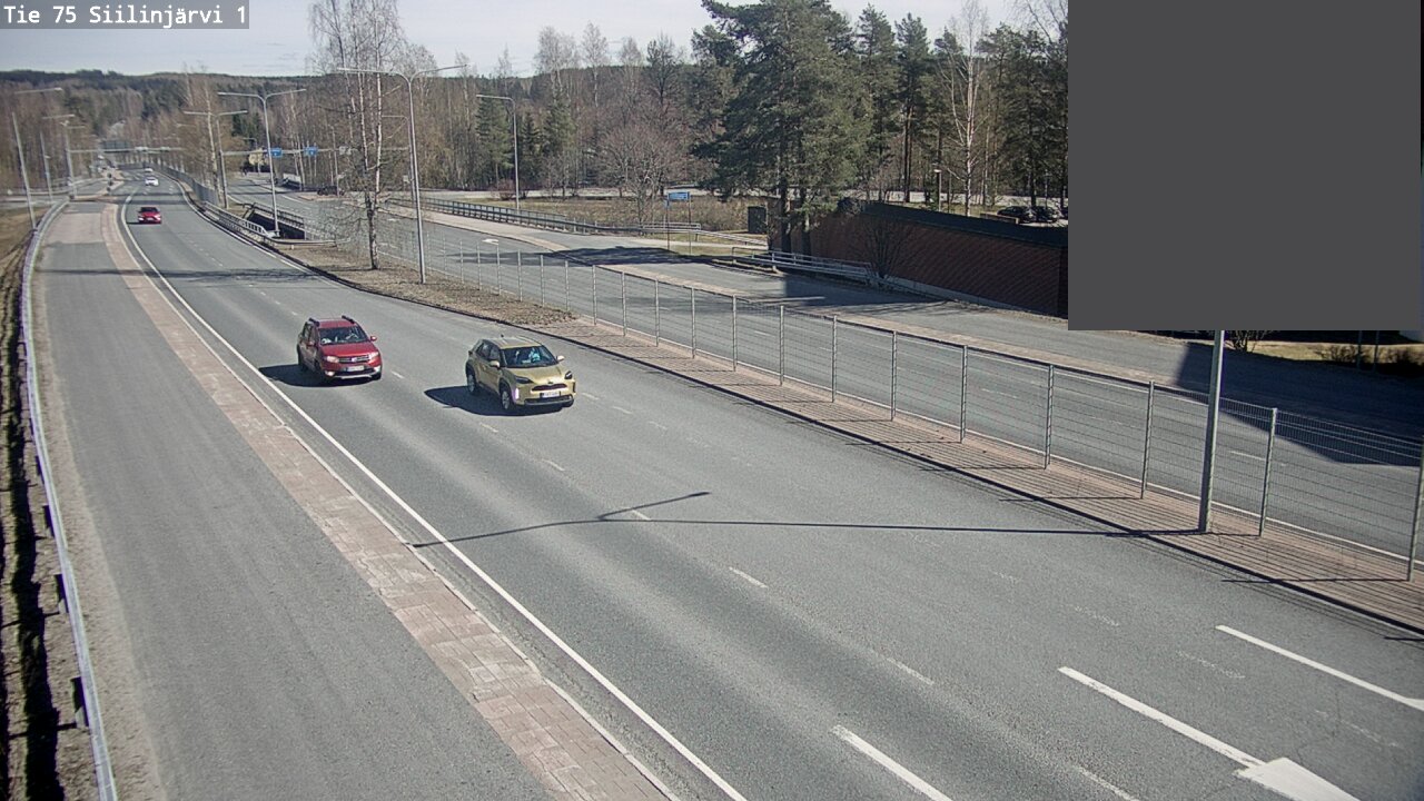 Weather Camera Image Väg 75 Siilinjärvi1, Siilinjärvi, Pohjois-Savo
