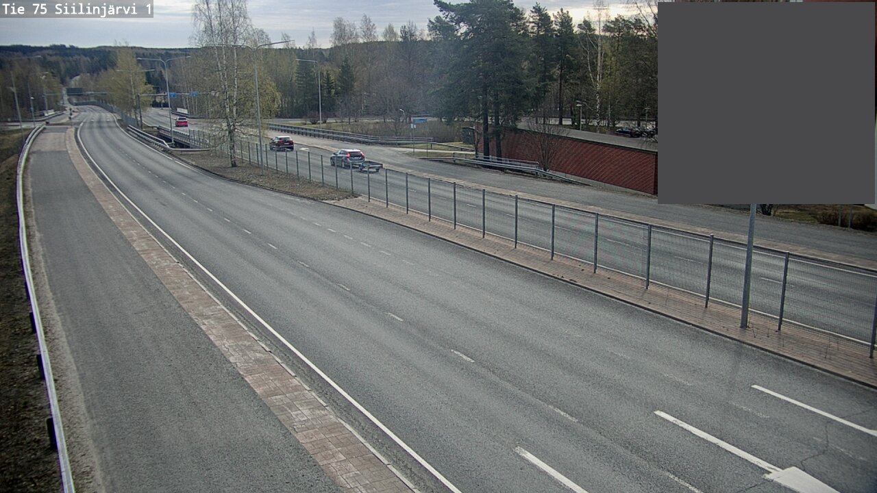 Weather Camera Image Road 75 Siilinjärvi1, Siilinjärvi, Pohjois-Savo