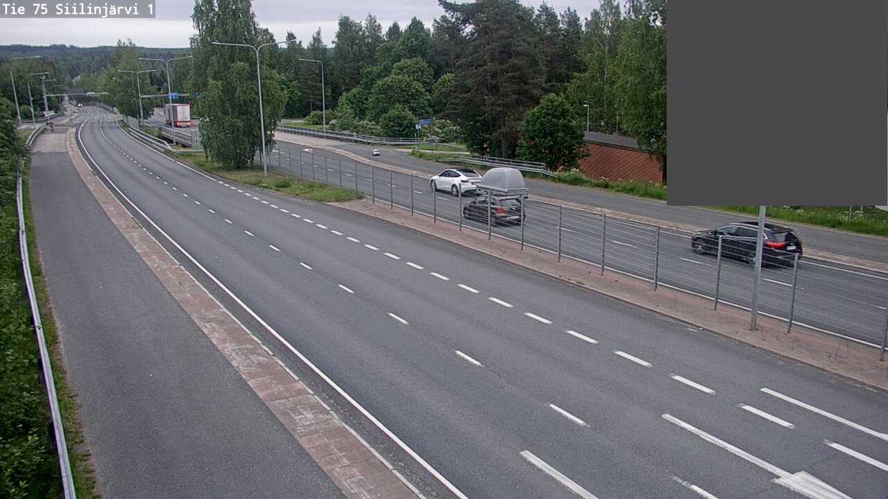 Weather Camera Image Road 75 Siilinjärvi1, Siilinjärvi, Pohjois-Savo
