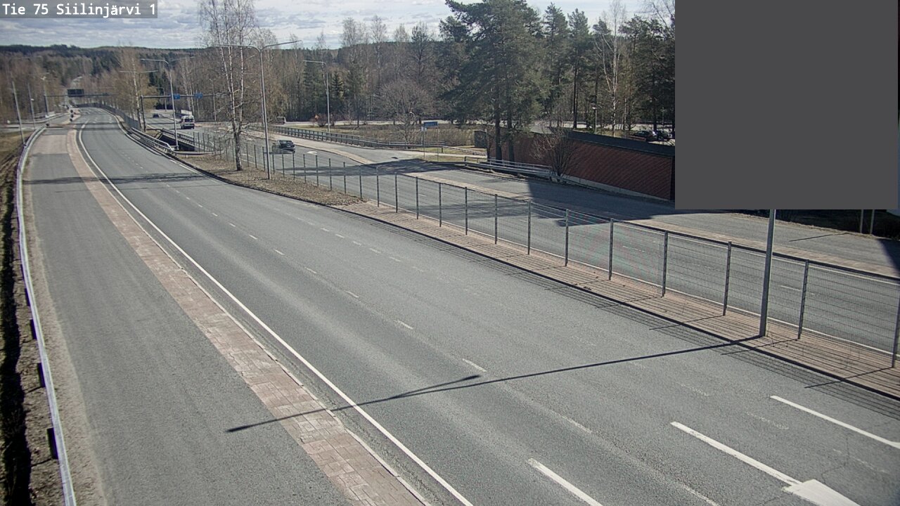 Weather Camera Image Väg 75 Siilinjärvi1, Siilinjärvi, Pohjois-Savo