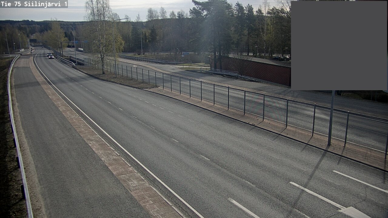 Weather Camera Image Road 75 Siilinjärvi1, Siilinjärvi, Pohjois-Savo