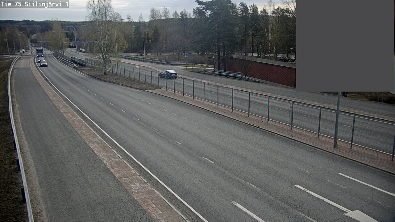 Weather Camera Image Road 75 Siilinjärvi1, Siilinjärvi, Pohjois-Savo