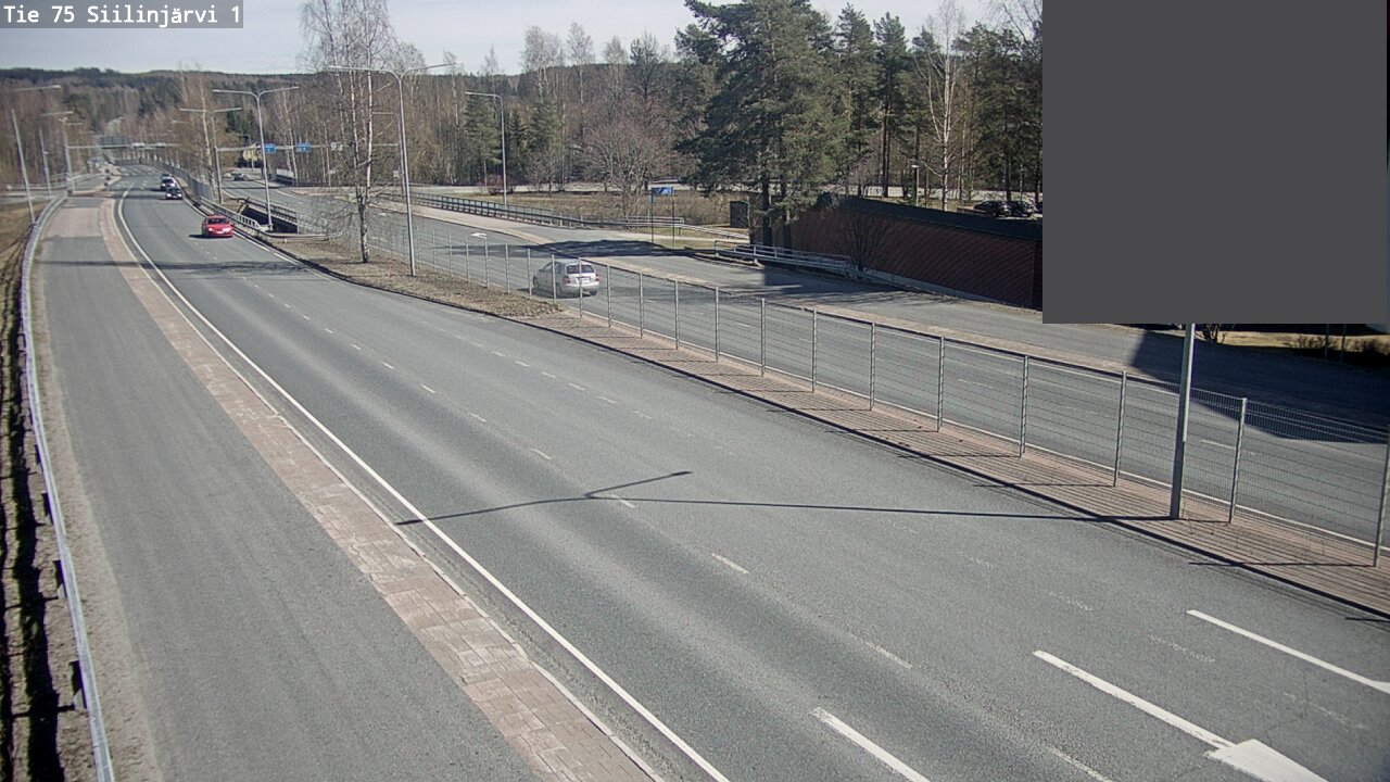 Weather Camera Image Väg 75 Siilinjärvi1, Siilinjärvi, Pohjois-Savo