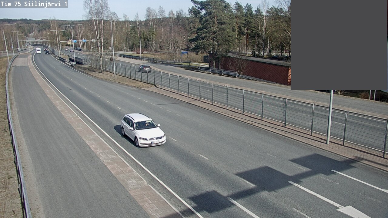 Weather Camera Image Väg 75 Siilinjärvi1, Siilinjärvi, Pohjois-Savo