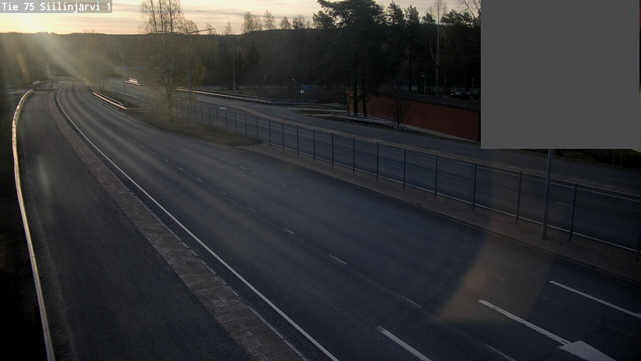 Weather Camera Image Väg 75 Siilinjärvi1, Siilinjärvi, Pohjois-Savo