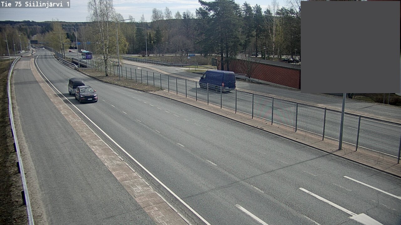 Weather Camera Image Road 75 Siilinjärvi1, Siilinjärvi, Pohjois-Savo