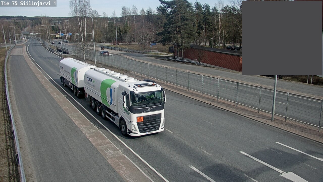 Weather Camera Image Väg 75 Siilinjärvi1, Siilinjärvi, Pohjois-Savo