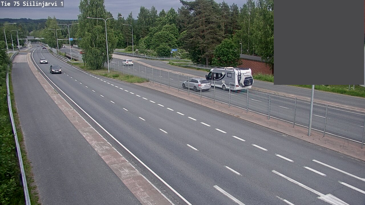 Weather Camera Image Road 75 Siilinjärvi1, Siilinjärvi, Pohjois-Savo