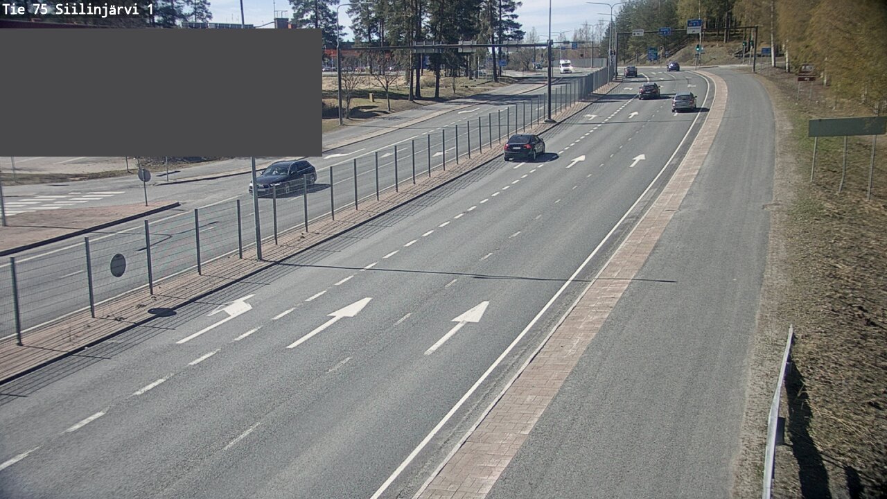 Weather Camera Image Väg 75 Siilinjärvi1, Siilinjärvi, Pohjois-Savo