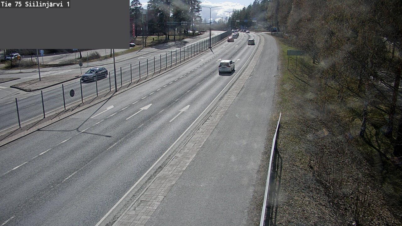 Weather Camera Image Road 75 Siilinjärvi1, Siilinjärvi, Pohjois-Savo