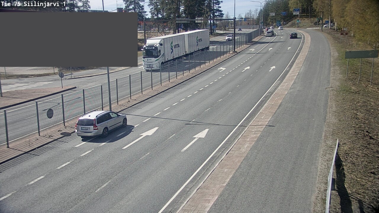Weather Camera Image Väg 75 Siilinjärvi1, Siilinjärvi, Pohjois-Savo