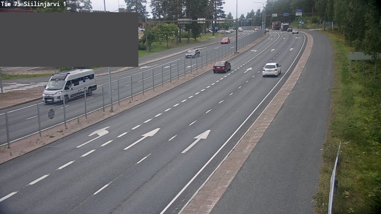 Weather Camera Image Road 75 Siilinjärvi1, Siilinjärvi, Pohjois-Savo
