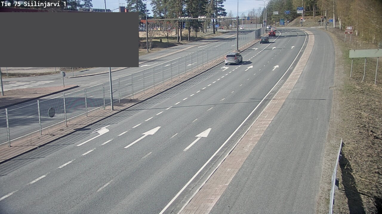 Weather Camera Image Väg 75 Siilinjärvi1, Siilinjärvi, Pohjois-Savo