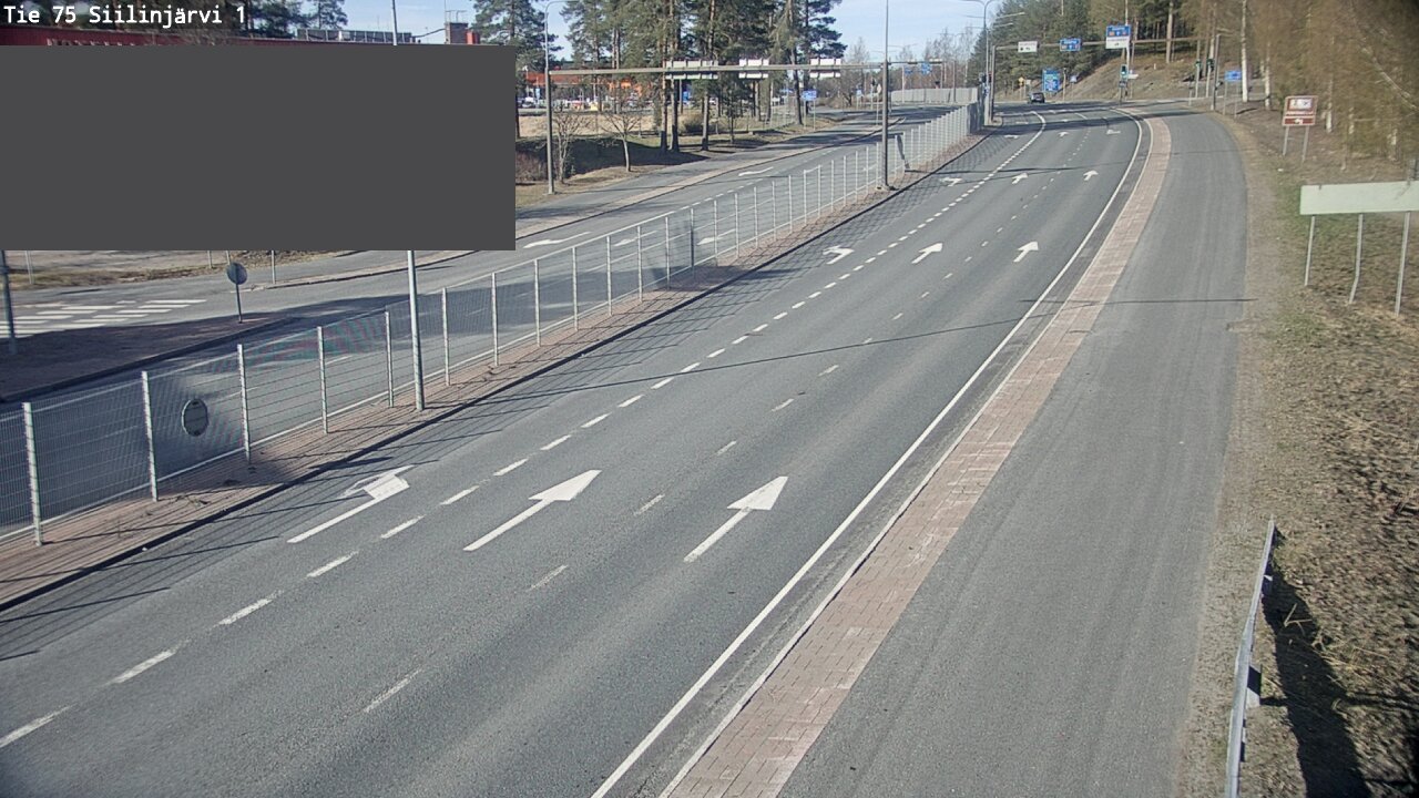 Weather Camera Image Väg 75 Siilinjärvi1, Siilinjärvi, Pohjois-Savo