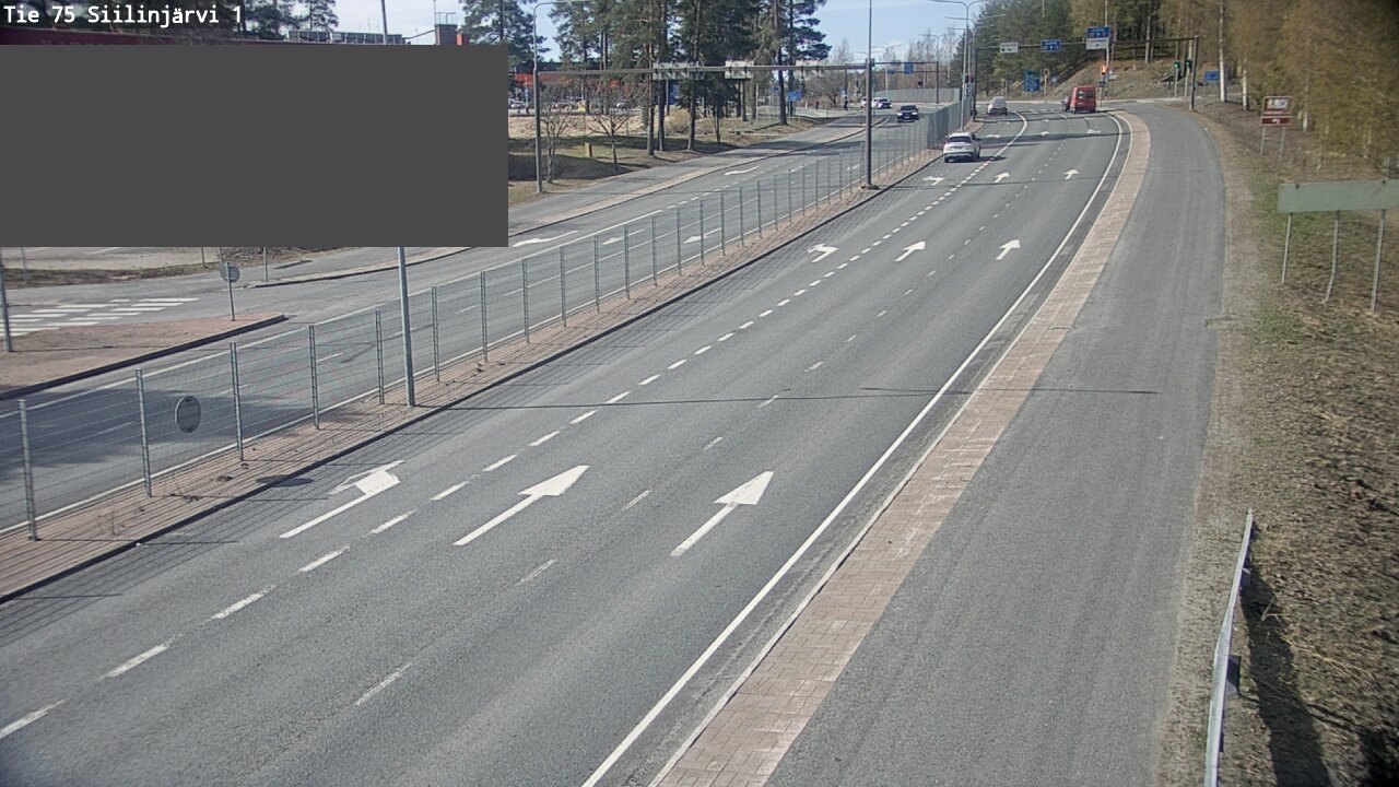 Weather Camera Image Väg 75 Siilinjärvi1, Siilinjärvi, Pohjois-Savo