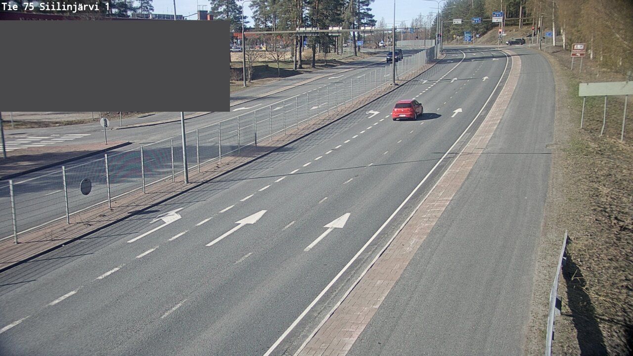 Weather Camera Image Väg 75 Siilinjärvi1, Siilinjärvi, Pohjois-Savo