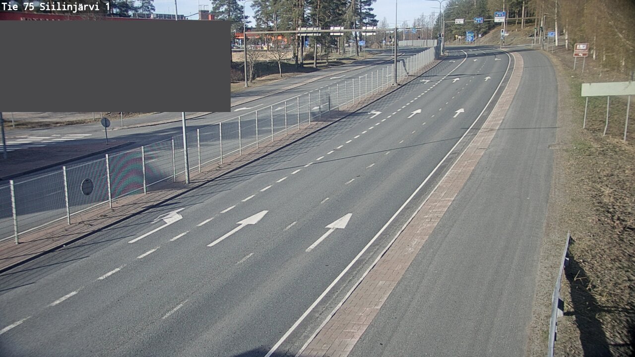Weather Camera Image Väg 75 Siilinjärvi1, Siilinjärvi, Pohjois-Savo