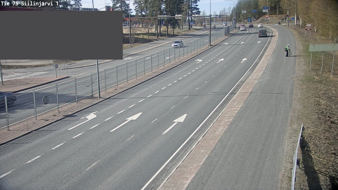 Weather Camera Image Väg 75 Siilinjärvi1, Siilinjärvi, Pohjois-Savo