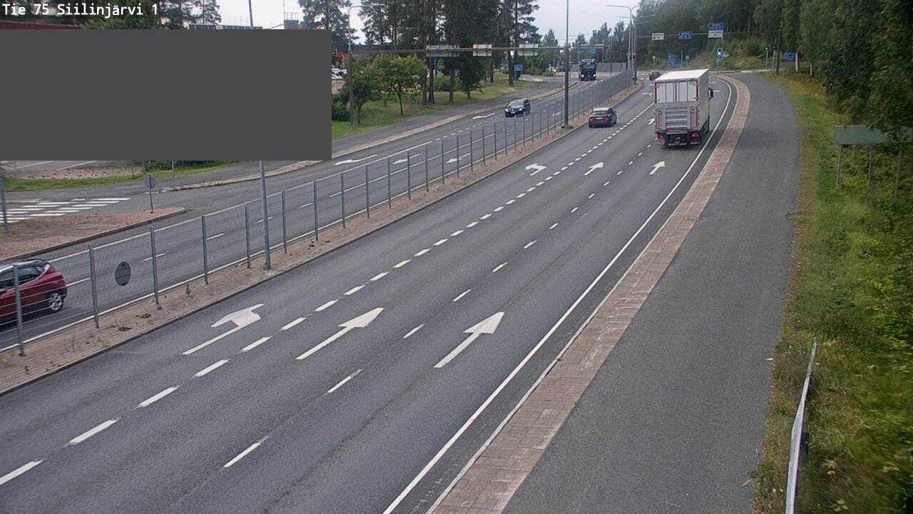 Weather Camera Image Road 75 Siilinjärvi1, Siilinjärvi, Pohjois-Savo