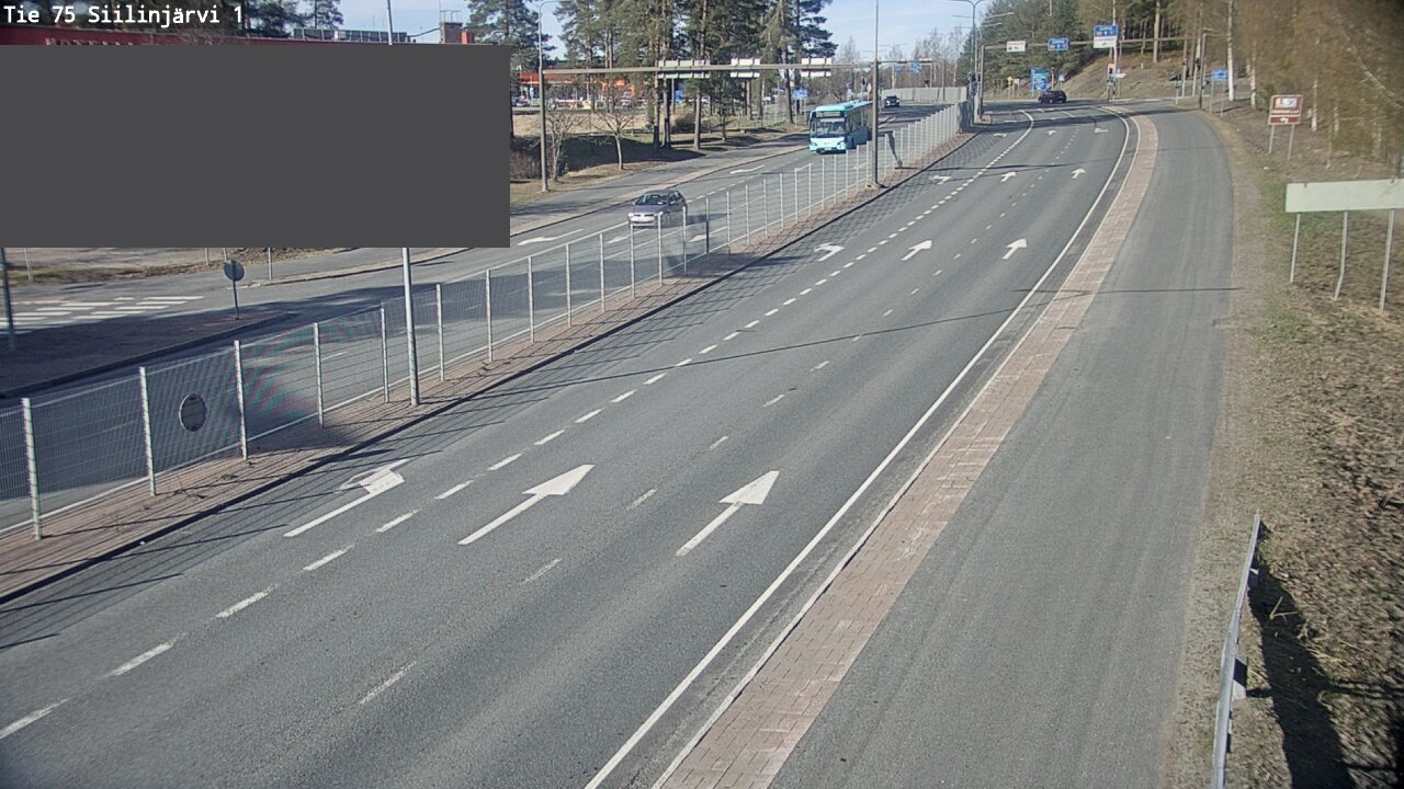 Weather Camera Image Väg 75 Siilinjärvi1, Siilinjärvi, Pohjois-Savo