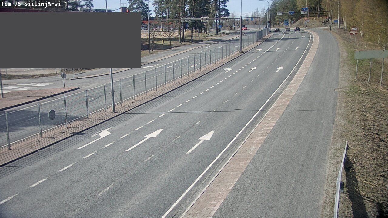 Weather Camera Image Väg 75 Siilinjärvi1, Siilinjärvi, Pohjois-Savo