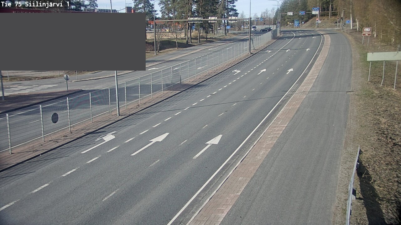 Weather Camera Image Väg 75 Siilinjärvi1, Siilinjärvi, Pohjois-Savo