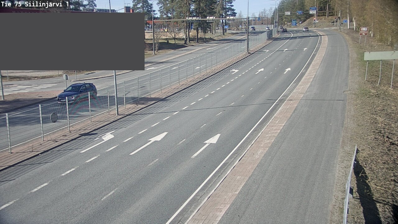 Weather Camera Image Väg 75 Siilinjärvi1, Siilinjärvi, Pohjois-Savo