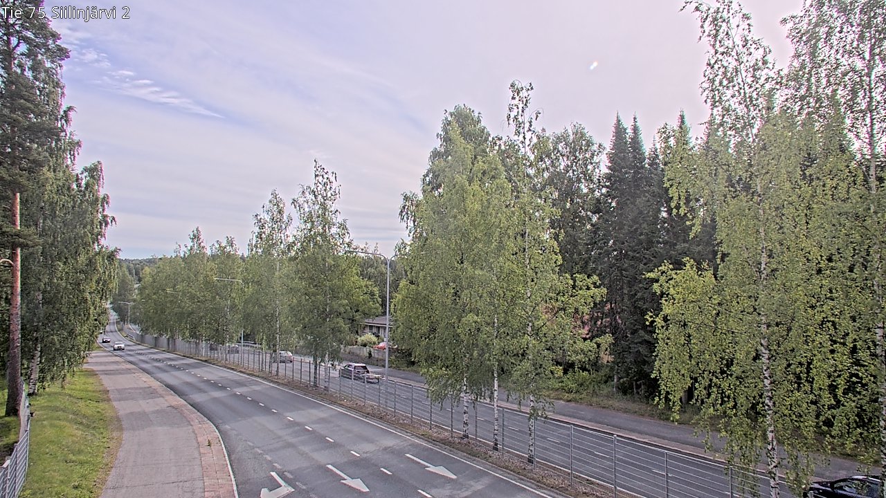 Weather Camera Image Road 75 Siilinjärvi2, Siilinjärvi, Pohjois-Savo