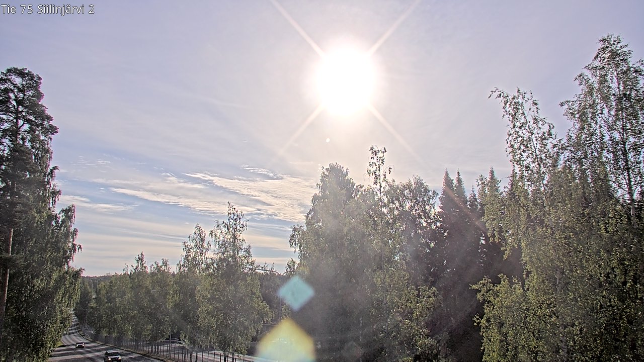 Weather Camera Image Road 75 Siilinjärvi2, Siilinjärvi, Pohjois-Savo