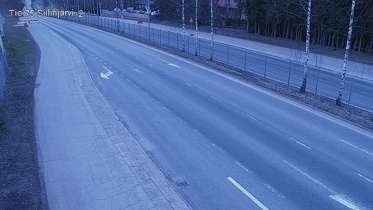 Weather Camera Image Road 75 Siilinjärvi2, Siilinjärvi, Pohjois-Savo