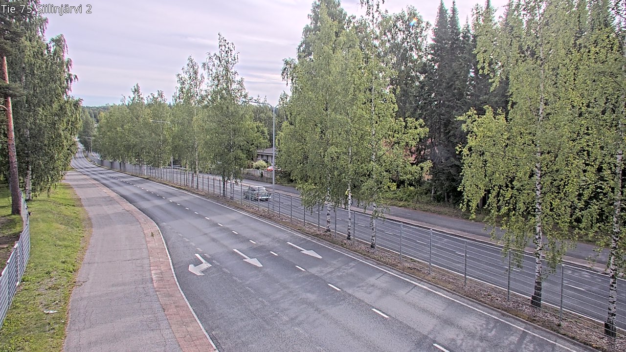 Weather Camera Image Road 75 Siilinjärvi2, Siilinjärvi, Pohjois-Savo