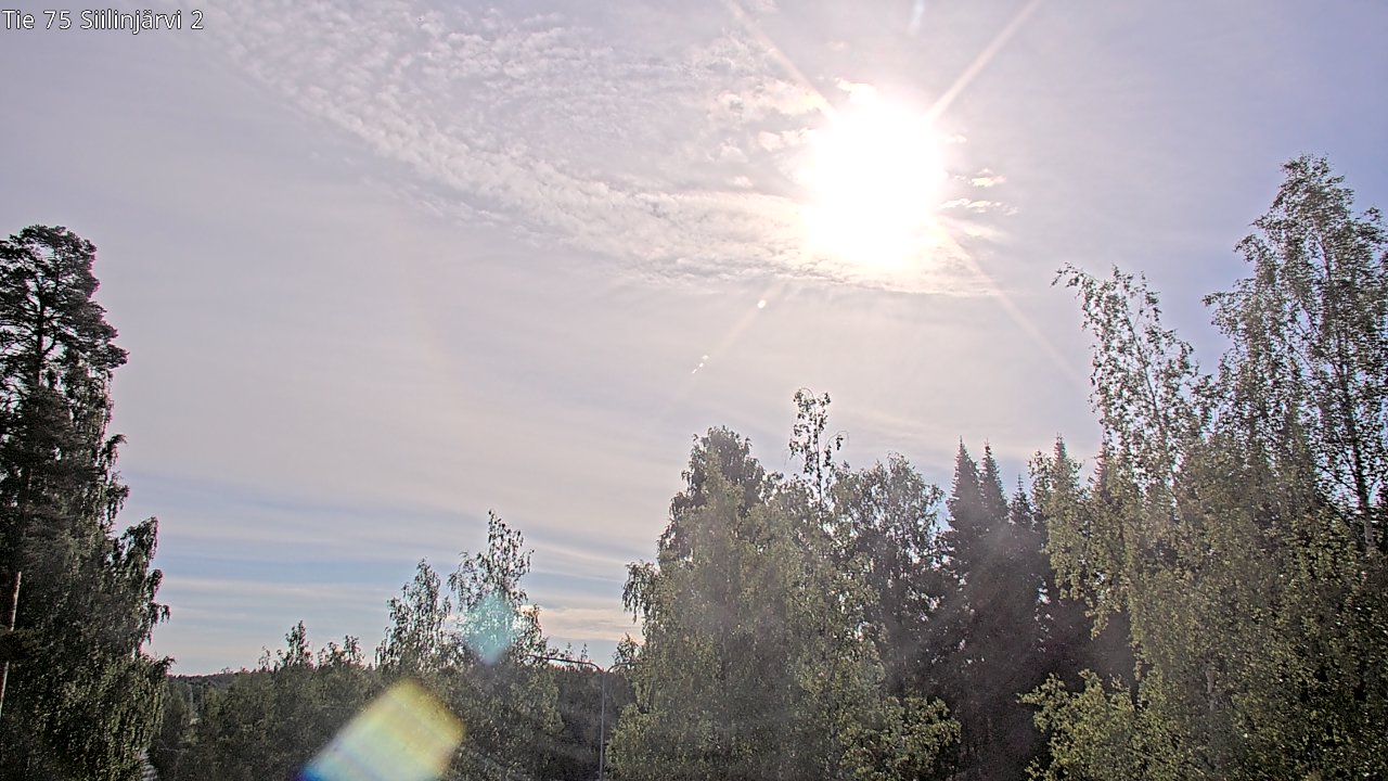 Weather Camera Image Road 75 Siilinjärvi2, Siilinjärvi, Pohjois-Savo